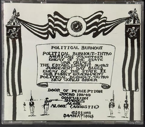 101 Damnations – Political Burnout (CD, Album, 1993, Self-Released)