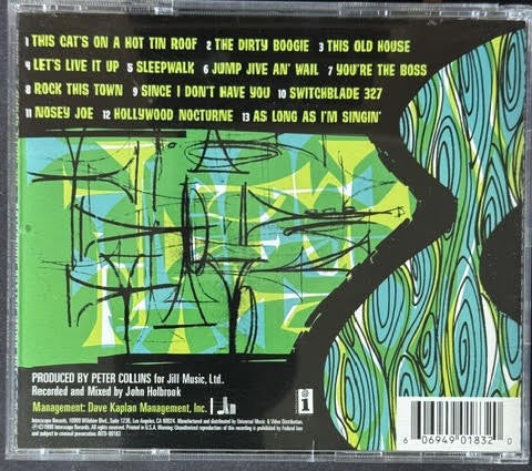 The Brian Setzer Orchestra – The Dirty Boogie (CD, 1998, Interscope Records INTD-90183, Universal Pinckneyville)