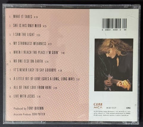 Wynonna – Wynonna (CD, Curb Records / MCA Records MCAD-10529, Columbia House Club Edition Reissue)