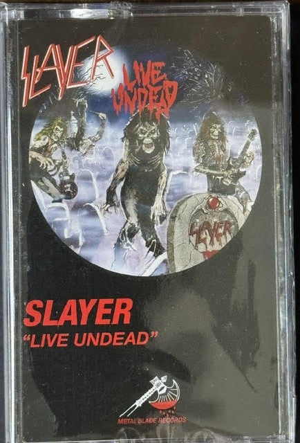 Slayer – Live Undead (Remastered Cassette EP, 2021, Metal Blade Records)