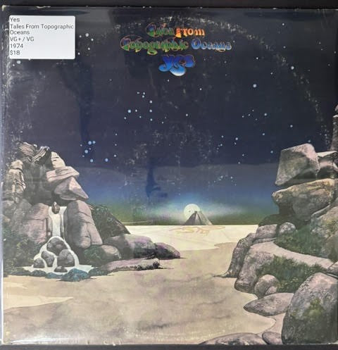 Yes – Tales From Topographic Oceans (2x Vinyl LP, 1974, Atlantic SD 2-908, Presswell Pressing, Gatefold)