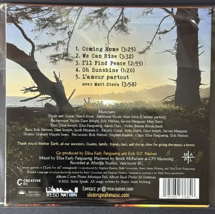 Sister Speak – Coming Home EP (CD, EP, Stereo, 2025, Reso Nation)