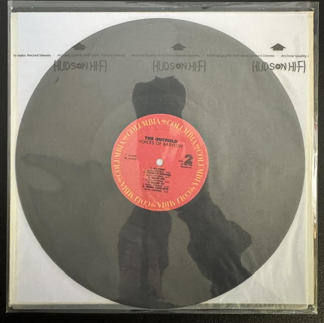 The Outfield – Voices Of Babylon (LP, Album, Carrollton Pressing, 1989, Columbia OC 44449)