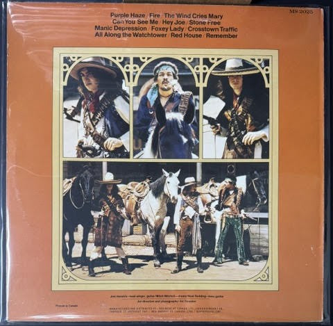 The Jimi Hendrix Experience – Smash Hits (LP, Compilation, Reissue, Pitman Pressing, 1970, Reprise Records MS 2025)