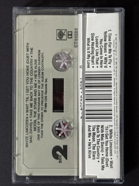 Dolly Parton – White Limozeen (Cassette, 1989, Columbia FCT 44384)