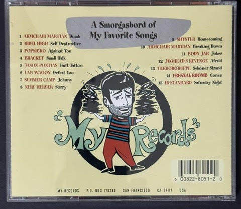 Various – Happy Meals (A Smorgasbord Of My Favorite Songs) (CD, 1996, My Records 8051-2)