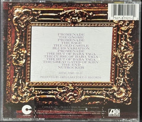 Emerson, Lake & Palmer – Pictures At An Exhibition (CD, 1987, Atlantic 7567-81521-2, German Reissue)