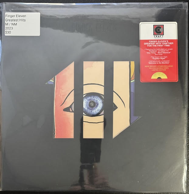 Finger Eleven – Greatest Hits (LP, Compilation, Limited Edition, Yellow Marbled Vinyl, 2023, Craft Recordings CR06200)