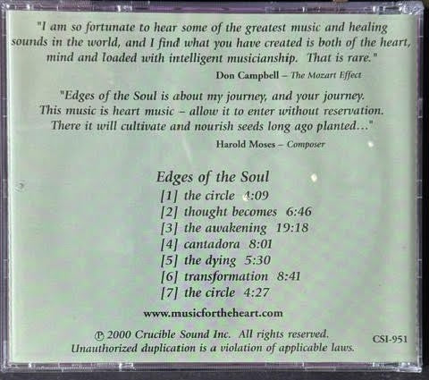 Harold Moses – Edges of the Soul (CD, 2000, Crucible Sound CSI-951)