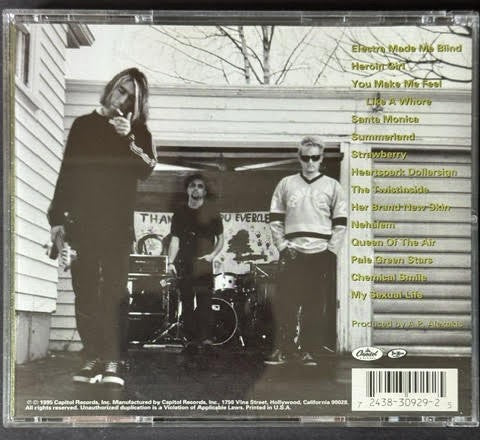 Everclear – Sparkle And Fade (CD, 1995, Capitol Records / Tim/Kerr Records CDP 7243 8 30929 2 5)