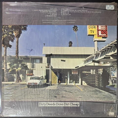 AC/DC – Dirty Deeds Done Dirt Cheap (Vinyl LP, 1981, Atlantic SD 16033, Specialty Records Pressing, George Piros Cut)