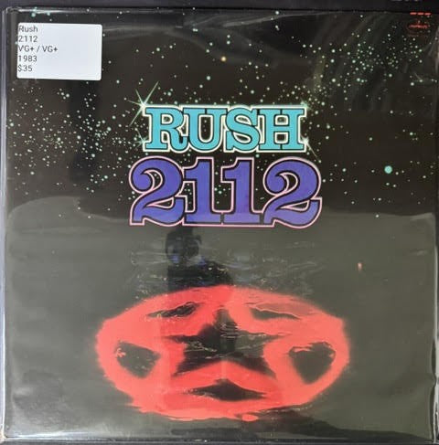 Rush – 2112 (Vinyl LP, 1983, Mercury SRM-1-1079, CRC Club Edition, Gatefold)