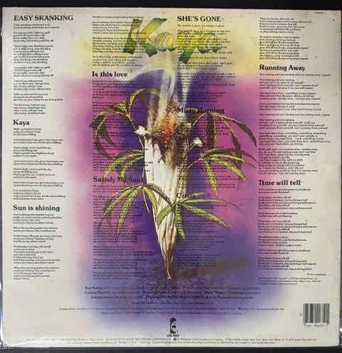 Bob Marley & The Wailers – Kaya (Vinyl LP, 1984, Island Records 7 90035-1, US Repress, Sterling)