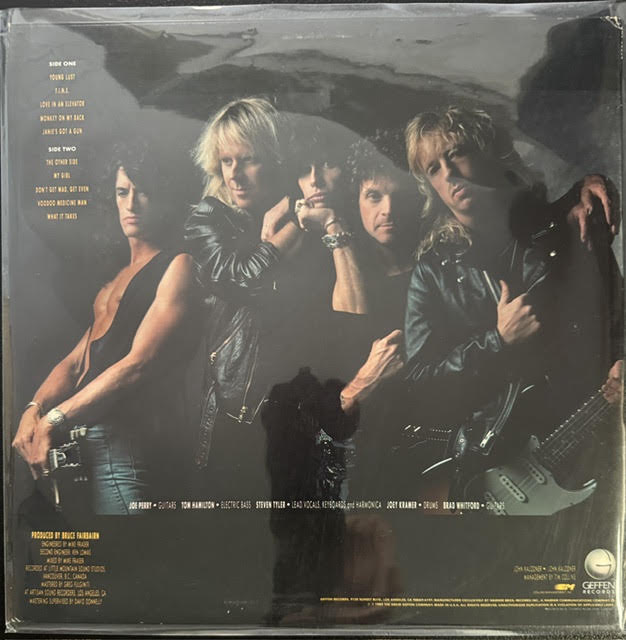 Aerosmith – Pump (LP, Album, Club Edition, Columbia House, 1989, Geffen Records GHS 24254)