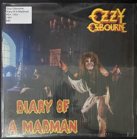 Ozzy Osbourne – Diary Of A Madman (Vinyl LP, 1981, Jet Records FZ 37492, Pitman Pressing, Columbia NY Mastering)