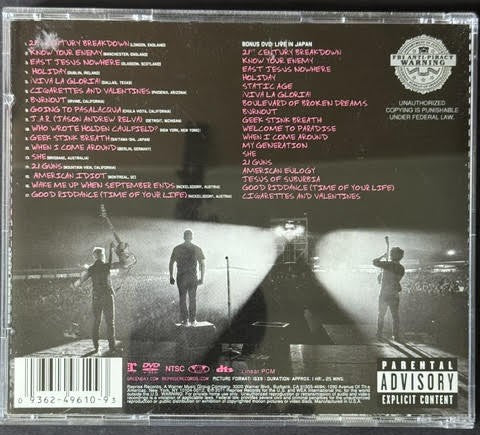 Green Day – Awesome As F**k (CD + Bonus DVD, 2011, Reprise Records 526235-2)