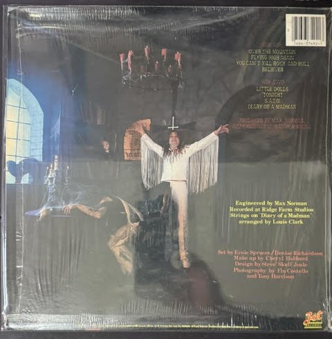 Ozzy Osbourne – Diary Of A Madman (Vinyl LP, 1981, Jet Records FZ 37492, Pitman Pressing, Columbia NY Mastering)