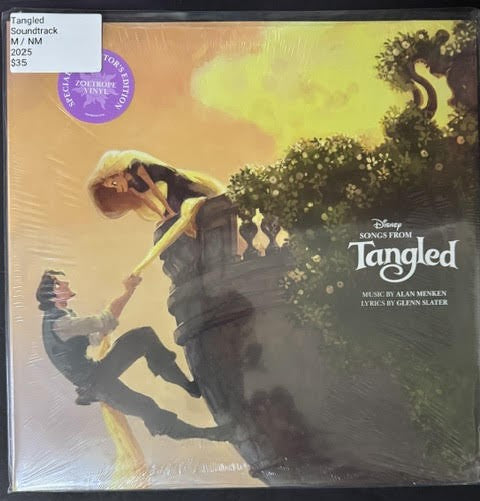Various – Songs From Tangled (Vinyl LP, 2025, Walt Disney Records D004807201 ST01, 15th Anniversary Special Edition Zoetrope)
