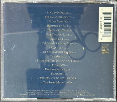 Queen – Classic Queen (CD, 1992, Hollywood Records HR-61311-2)