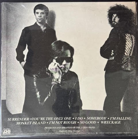 The J. Geils Band – Monkey Island (Vinyl LP, 1977, Atlantic SD 19103, Stereo, Presswell Pressing, Joe Brescio Cut)