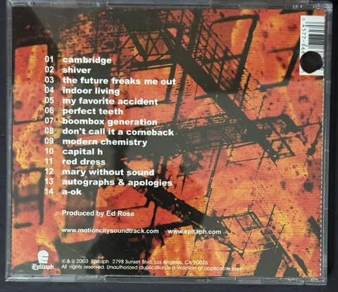 Motion City Soundtrack – I Am The Movie (CD, 2003, Epitaph 86679-2)