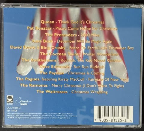 Various – The Edge Of Christmas (CD, 1995, Oglio Records OGL 81585-2, US)