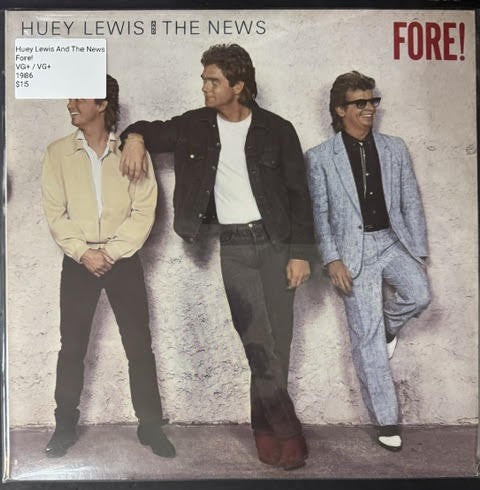 Huey Lewis And The News – Fore! (Vinyl LP, 1986, Chrysalis OV 41534, RCA Music Service Club Edition, Indianapolis Pressing)
