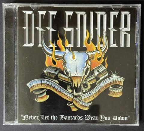 Dee Snider – Never Let The Bastards Wear You Down (CD, 2000, KOCH Records KOC-CD-8058, German-Made Disc)