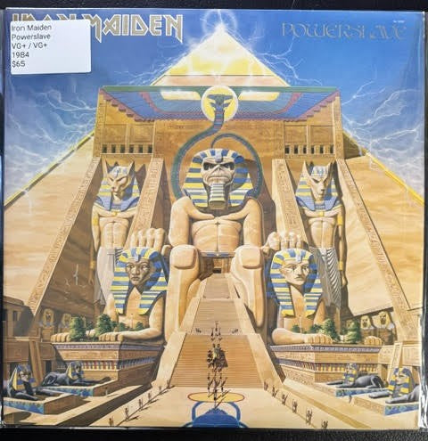 Iron Maiden – Powerslave (Vinyl LP, 1984, Capitol Records SJ-12321, US Winchester Pressing)