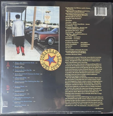 Jonathan Richman – Jonathan Goes Country (LP, Album, Record Store Day, Limited Edition, Reissue, Red, 2023, Craft Recordings CR00627)