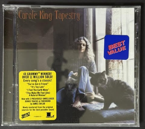 Carole King – Tapestry (CD, 1999, Ode/Epic/Legacy EK 65850, Reissue)
