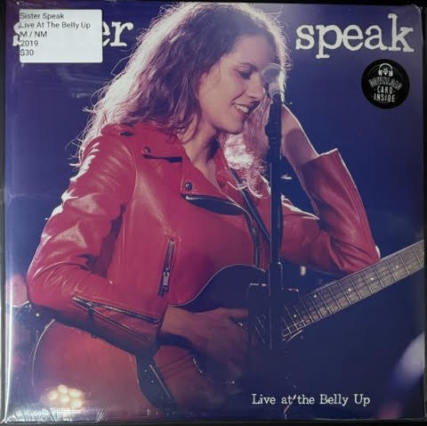 Sister Speak – Live At The Belly Up (Vinyl, LP, Stereo, Limited Edition, 140 Gram, 2019, Reso Nation 875531017434)