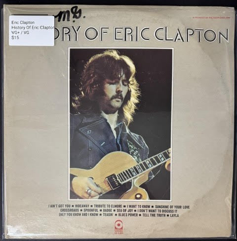 Eric Clapton – History Of Eric Clapton (2×Vinyl LP, ATCO Records SD 2-803, Reissue, Presswell Pressing)