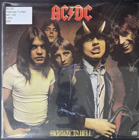 AC/DC – Highway To Hell (Vinyl LP, 1979, Atlantic SD 19244, Specialty Press, George Piros Cut)