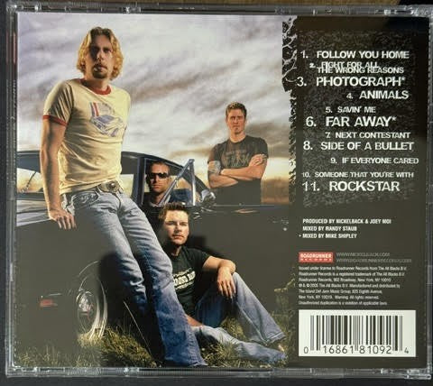 Nickelback – All The Right Reasons (CD, Album, Roadrunner Records 168 618 109-2)