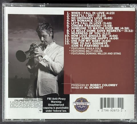 Chris Botti – When I Fall In Love (CD, 2004, Columbia CK 92872, DADC Glass Master)