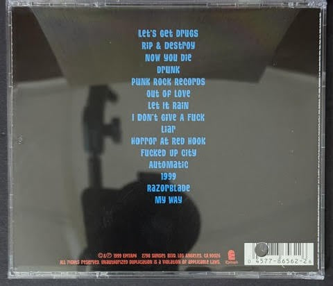 Zeke – Dirty Sanchez (CD, 2000, Epitaph 86562-2)