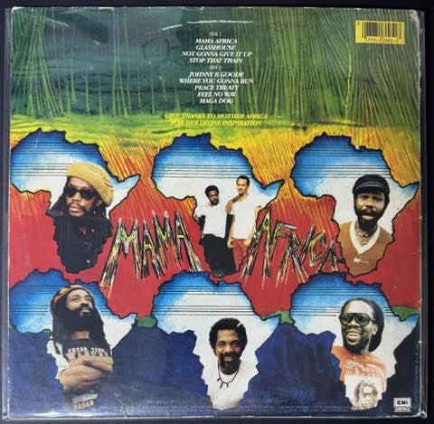 Peter Tosh – Mama Africa (LP, Album, Winchester Pressing, 1983, EMI America)