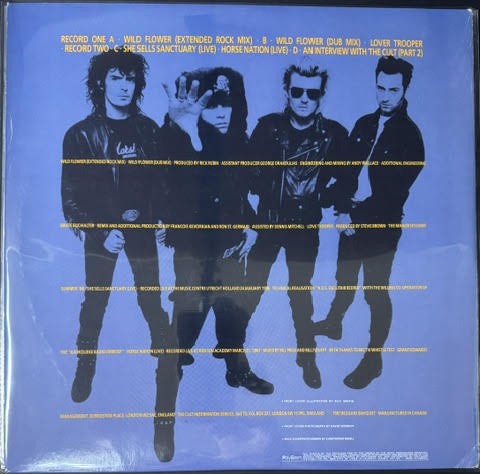 The Cult – Wild Flower (2 × Vinyl, 12", 33 ⅓ RPM, EP, Gatefold, 1987, Vertigo CULT 3)