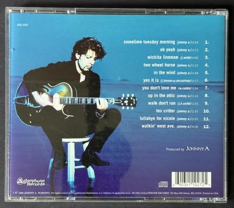 Johnny A. – Sometime Tuesday Morning (CD, 2001, Aglaophone Records AR-1027, US)