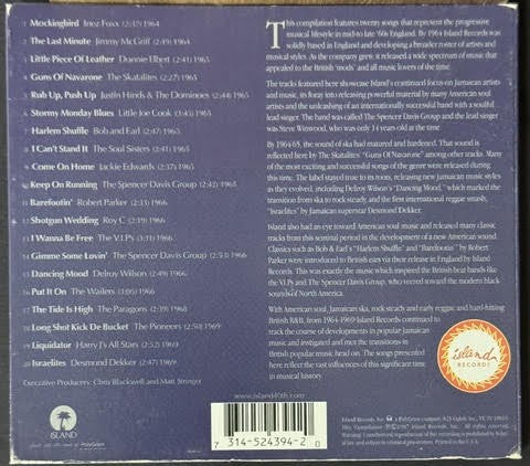 Various – Volume 2 • 1964-1969 • Rhythm & Blues Beat (CD, 1997, Island Records 314-524 394-2)