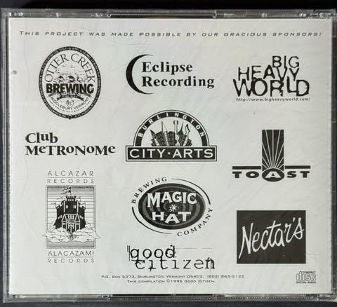 Various Artists – Burlington Does Burlington – Vol. 1 & Vol. 2 (2×CD, Compilation, 1996, Good Citizen Supply Store)