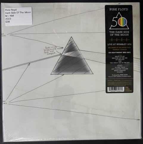 Pink Floyd – The Dark Side Of The Moon (Live At Wembley 1974) (Vinyl LP, 2023, Pink Floyd Records PFR50LP2 / 19658713461, 180 Gram, 50th Anniversary)