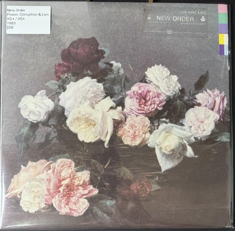 New Order – Power, Corruption & Lies (Vinyl LP, 1983, Factory US FACTUS 12, Die-Cut Sleeve)
