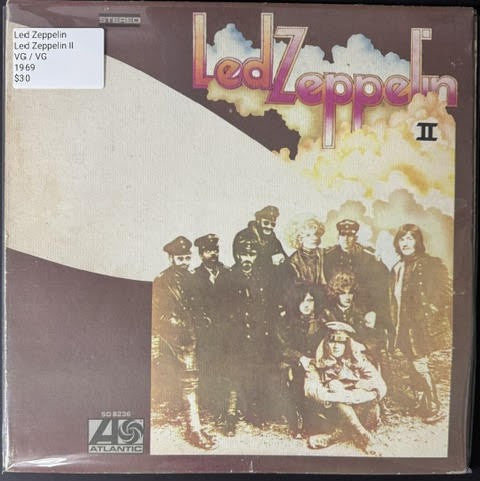 Led Zeppelin – Led Zeppelin II (Vinyl, LP, Album, Stereo, 1969, Atlantic SD 8236, Specialty Pressing)