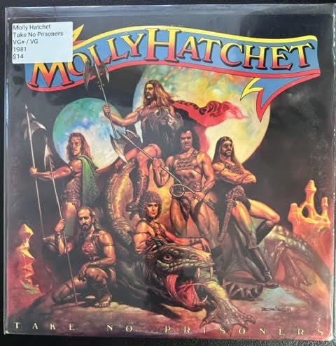 Molly Hatchet – Take No Prisoners (Vinyl, LP, Album, Pitman Pressing, 1981, Epic FE 37480)